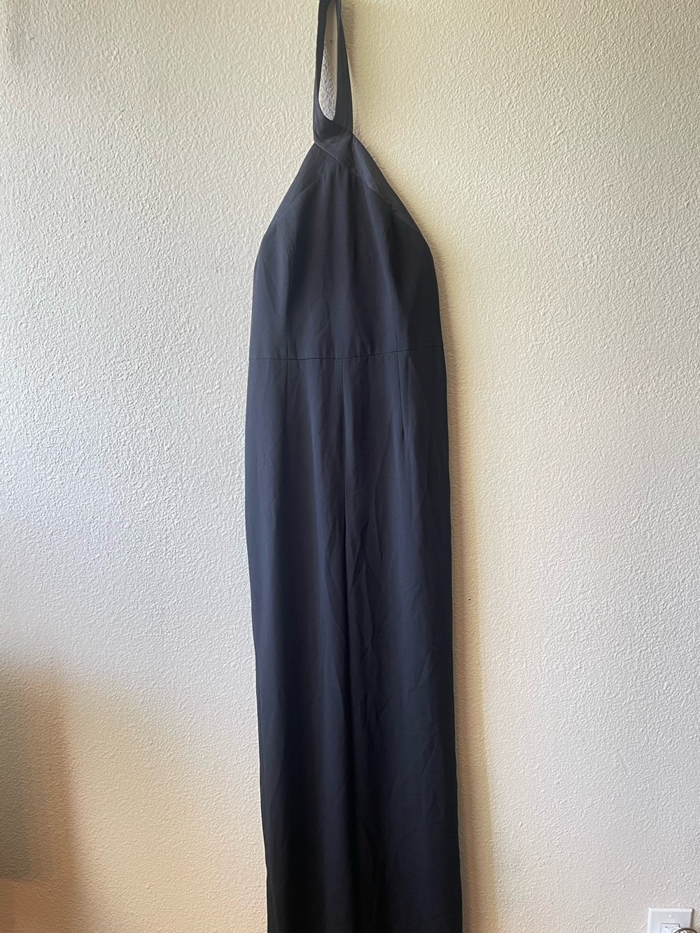 Topshop Black Cross-Neck Halter Jumpsuit - Picture 4 of 8